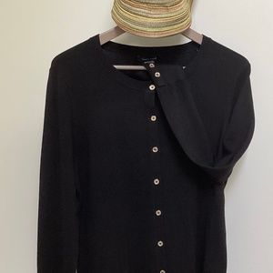 Tommy Hilfiger Black Cardigan - Size M